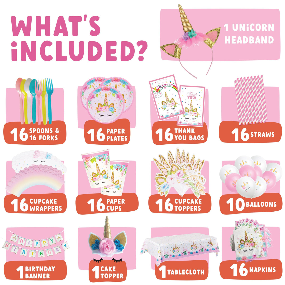 ecoZen Lifestyle pink unicorn cups for easy serving and festive moments.