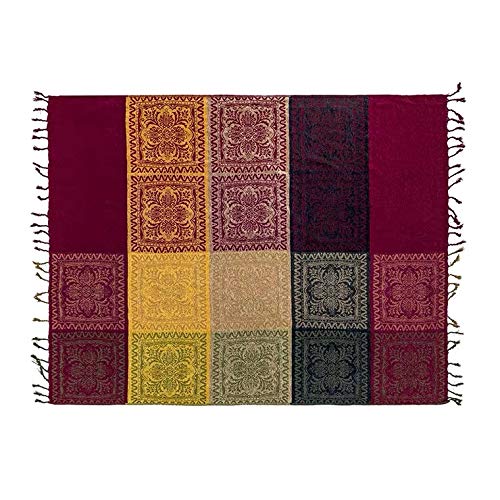 Edcooy Boho Throw Blanket ready for machine wash and care.
