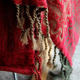 Edcooy Boho Throw Blanket styled in a cozy living space.