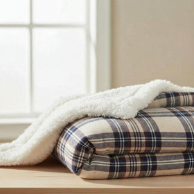 Eddie Bauer Edgewood plaid cabin decor blanket adds rustic style to living spaces