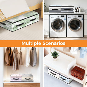 EdenDwell under-bed organizers maximize space while keeping items accessible and visible.