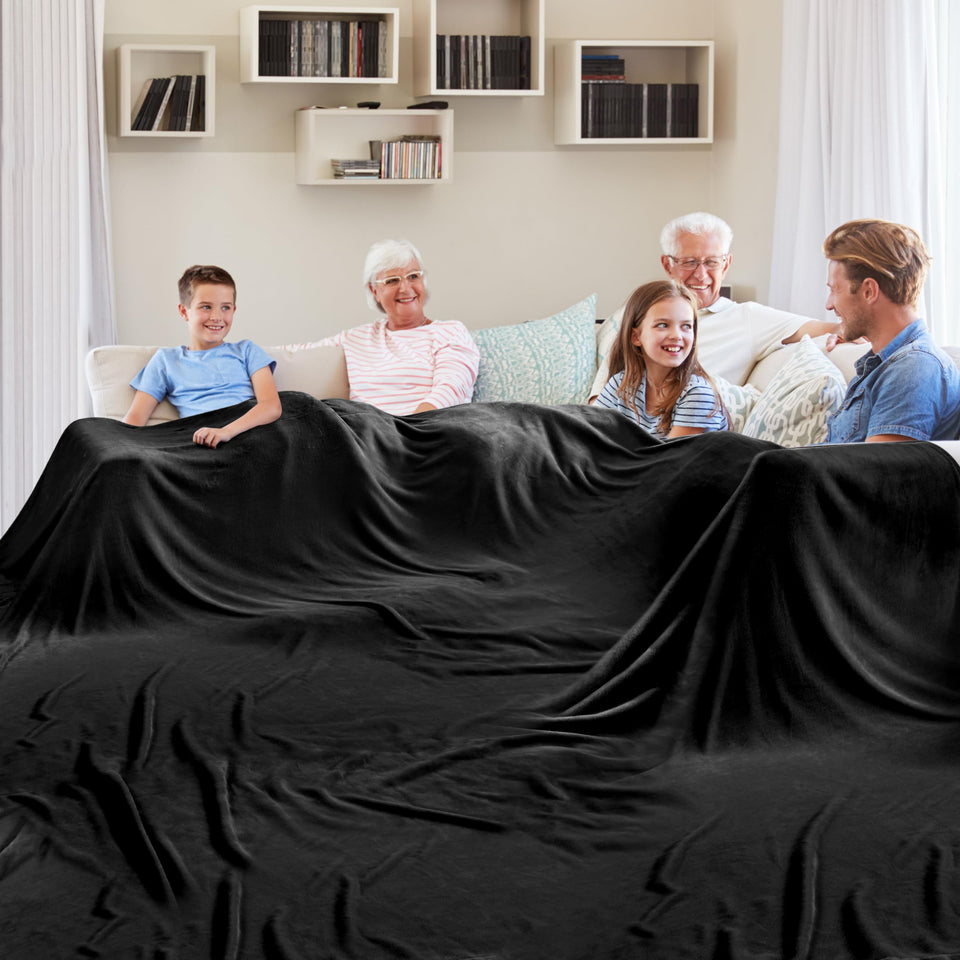 Edenleaf giant blanket folded for display, ideal for sharing warmth with the family.