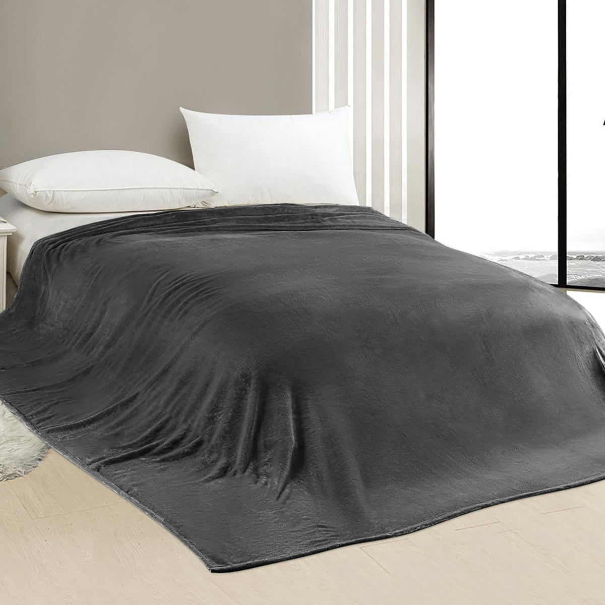 Edenleaf giant blanket outdoors for camping warmth and comfort.