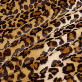Edenleaf leopard blanket detailed stitching for durable wear.