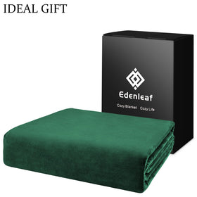 Edenleaf Oversized Blanket 120x120 soft flannel fabric for gentle touch.