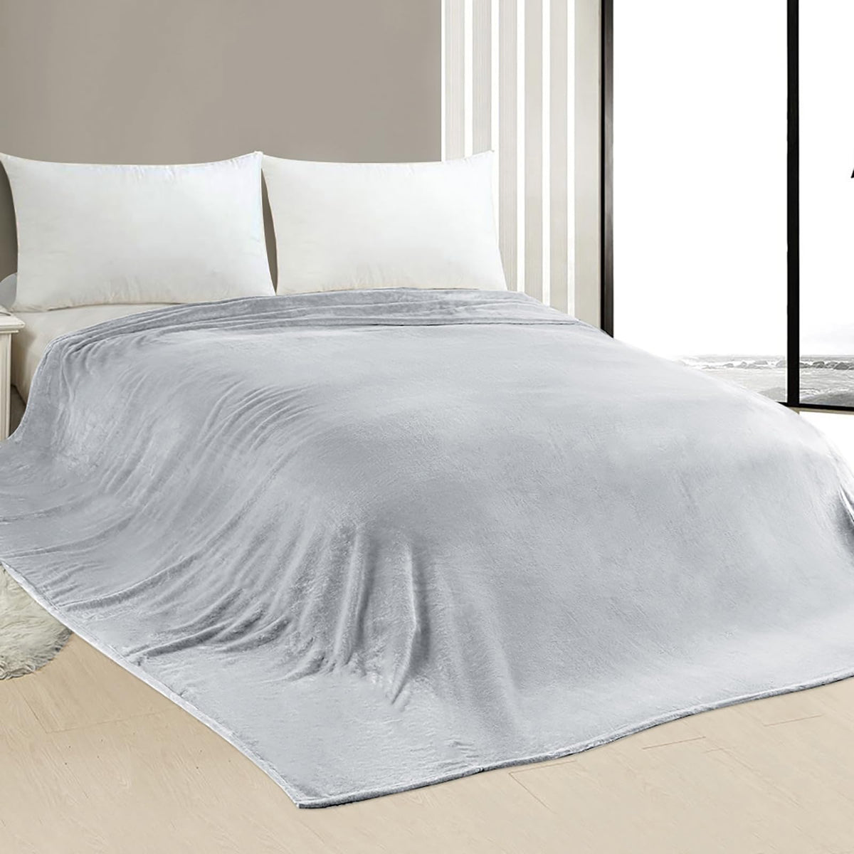 Edenleaf blanket for the living room creates a cozy, inviting seating area.