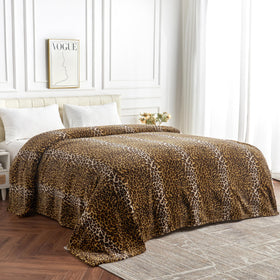 Edenleaf queen-size fleece blanket folded for easy storage.