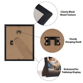 Edenseelake diploma frame black 8.5x11 ideal for awards and photos.