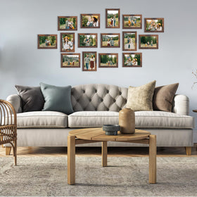 Edenseelake 15-pack rustic frames arranged for decor ideas