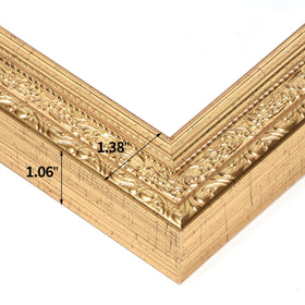 Retro carved details add refined charm to certificates and artwork.