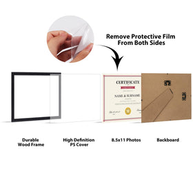 Edenseelake front-protected frame protects photos inside.