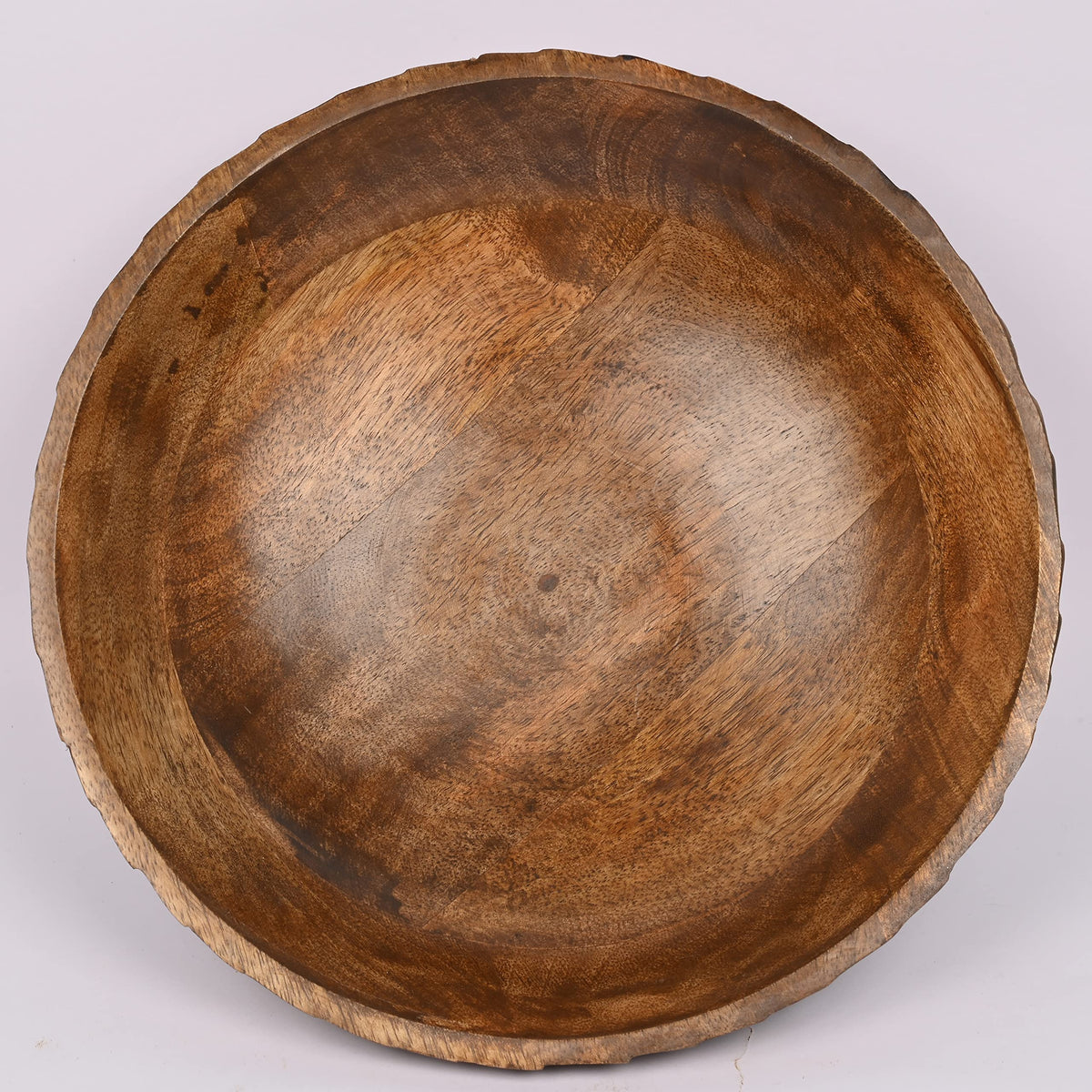 EDHAS mango wood bowl organizer for keys and remotes in entryways.