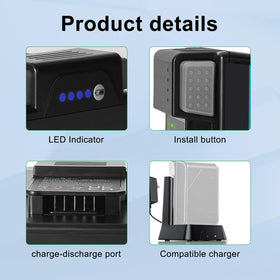 Eeyrnduy BH25040 replacement battery in packaging with protective wrap.
