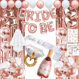 EFAILY rose gold bride-to-be sash for standout party photos.