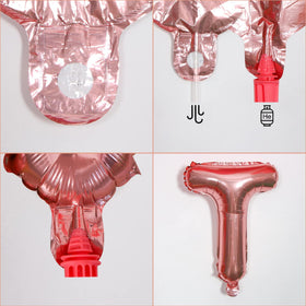 EFAILY rose gold temporary tattoos for playful photos.