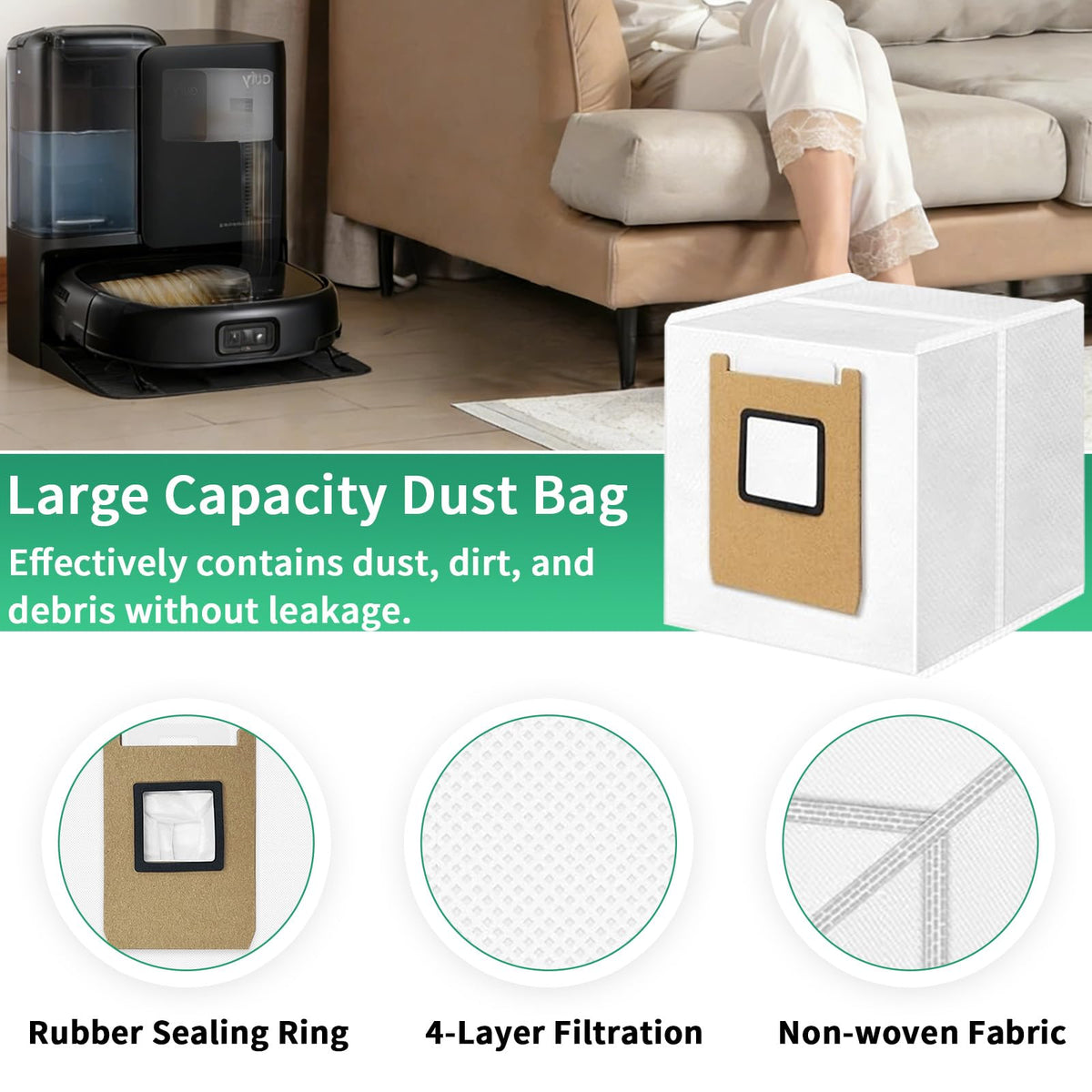 Effidula eufy Omni E25 roller mops help refresh and dry floors.