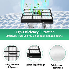 Effidula eufy Omni E28 side brushes sweep corners effectively.