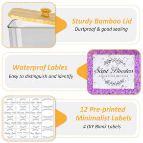 efluky clear-plastic construction sturdy for daily laundry use.
