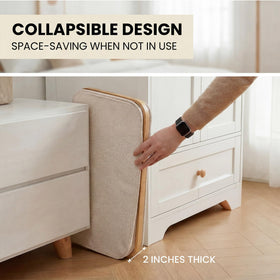 efluky laundry bin in dorm or bedroom complements modern decor