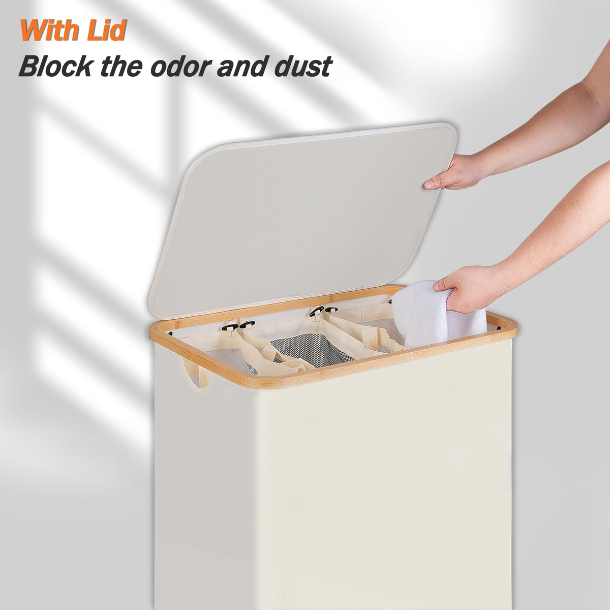 efluky hampers bamboo handles enable easy movement between rooms