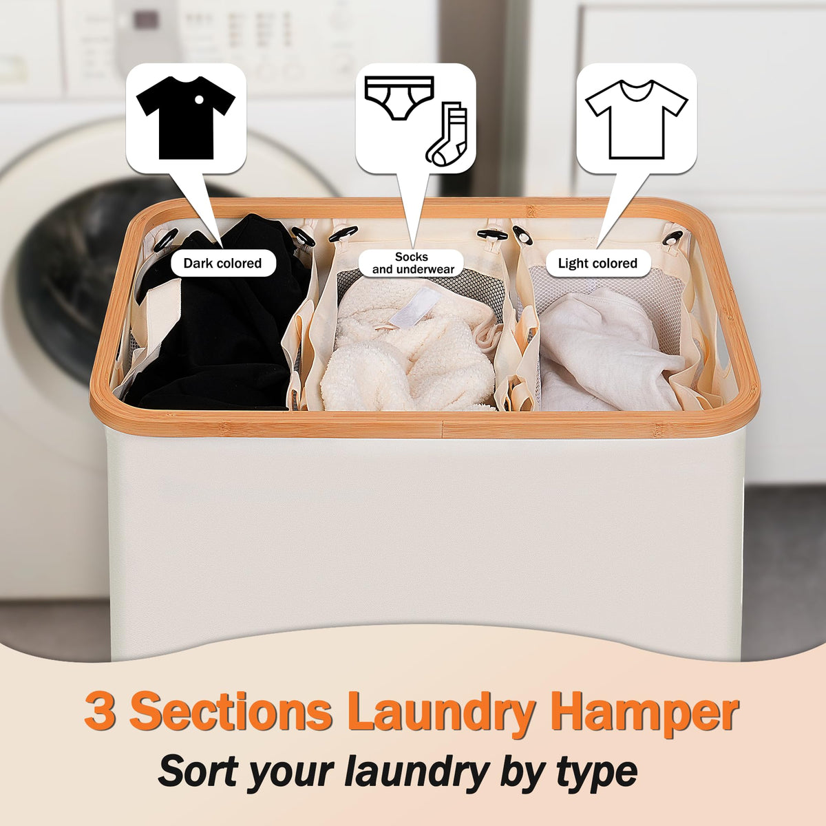 efluky laundry hamper collapsible design folds for compact storage