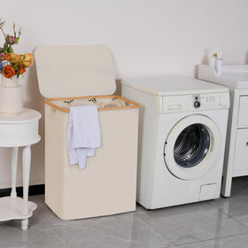 efluky laundry hamper in a bedroom or bathroom complements space while staying organized