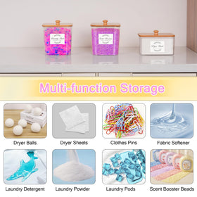 efluky powder-dispenser compatible storage for powders and pods.