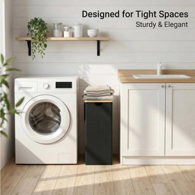 efluky Slim Laundry Basket 65L capacity suitable for moderate loads