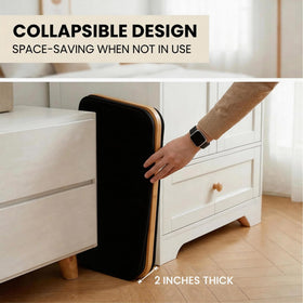 efluky Slim Laundry Basket in a bathroom setup for tight spaces