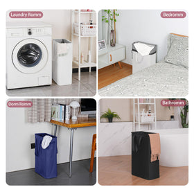 efluky slim laundry basket dimensions 15.8 by 7.9 by 23.6 inches.