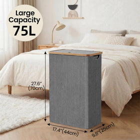 efluky slim laundry basket easy assembly in minutes.