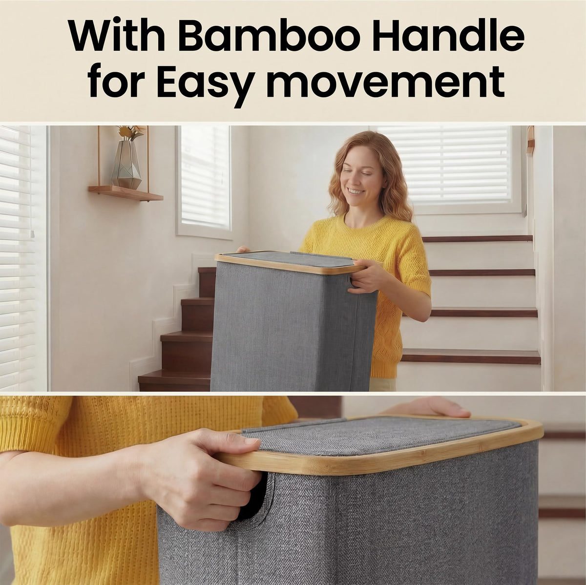 efluky slim laundry basket narrow profile fits tight spaces.