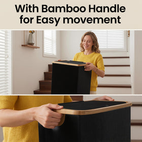 efluky Slim Laundry Basket removable inner bag for easy sorting