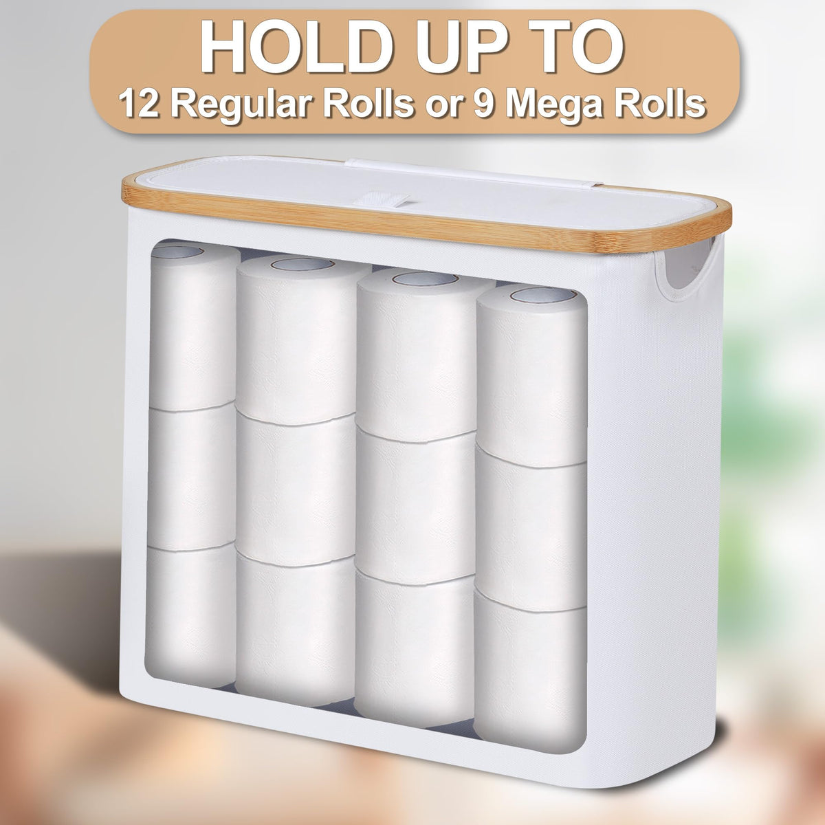efluky slim narrow profile saves space while storing multiple rolls