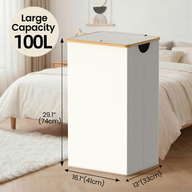 efluky tall laundry hamper maximizing capacity in a compact footprint