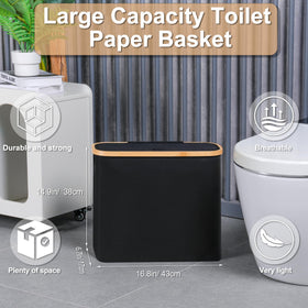 efluky toilet paper basket lid for easy roll access