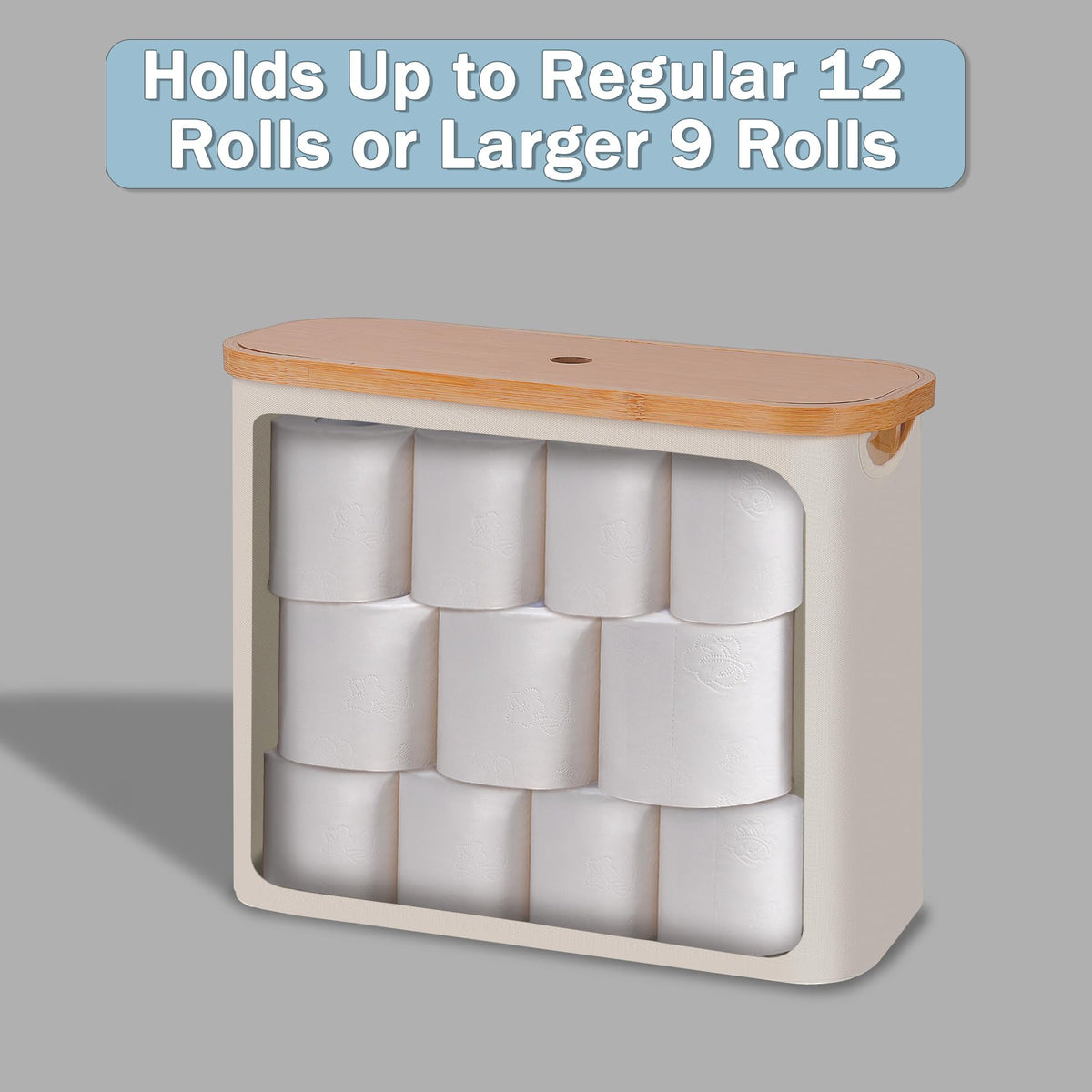 efluky toilet paper organizer boosts bathroom tidiness.