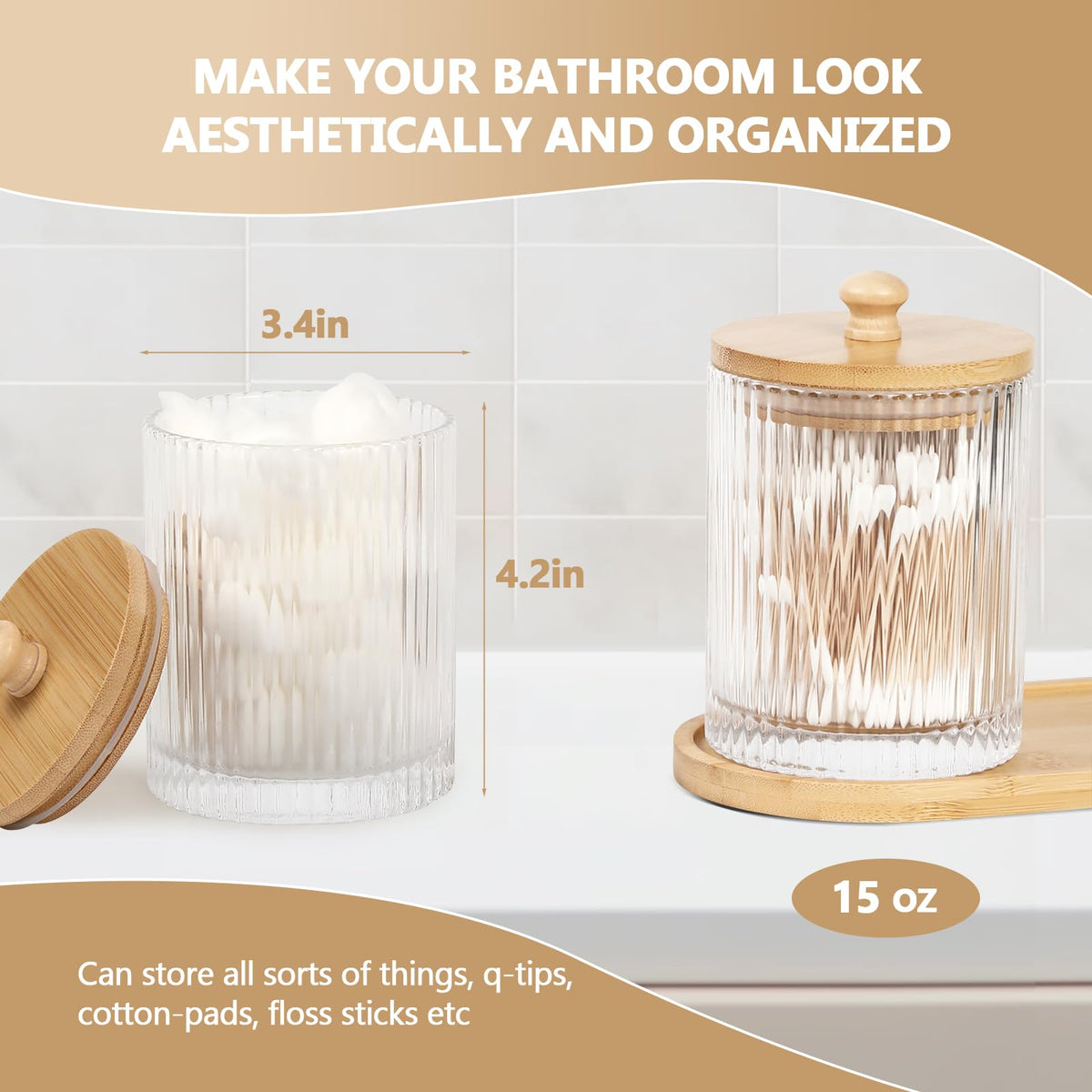 Eggs Sound floss picks and makeup brushes stored neatly