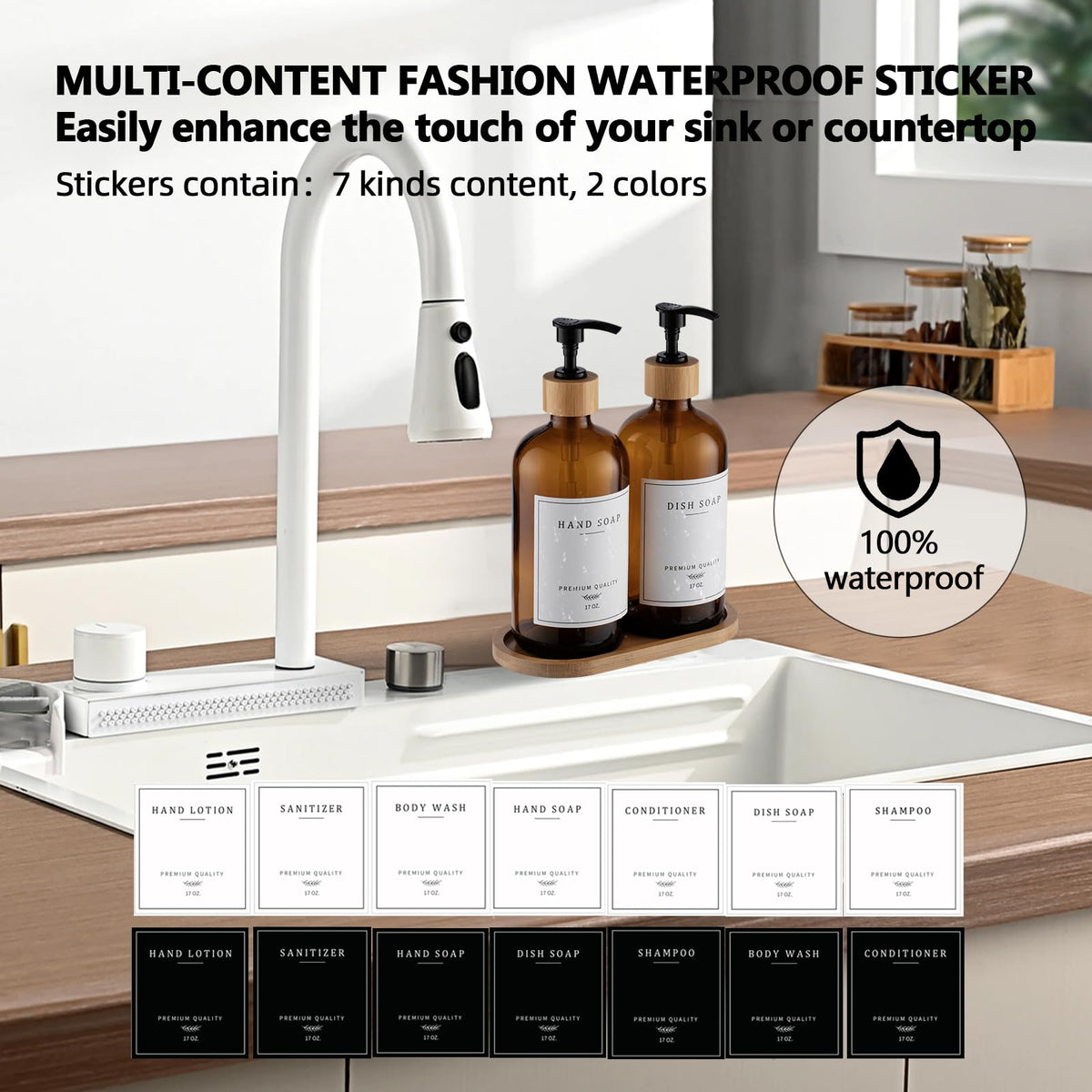 Eggs Sound 14 waterproof labels for easy, durable labeling.