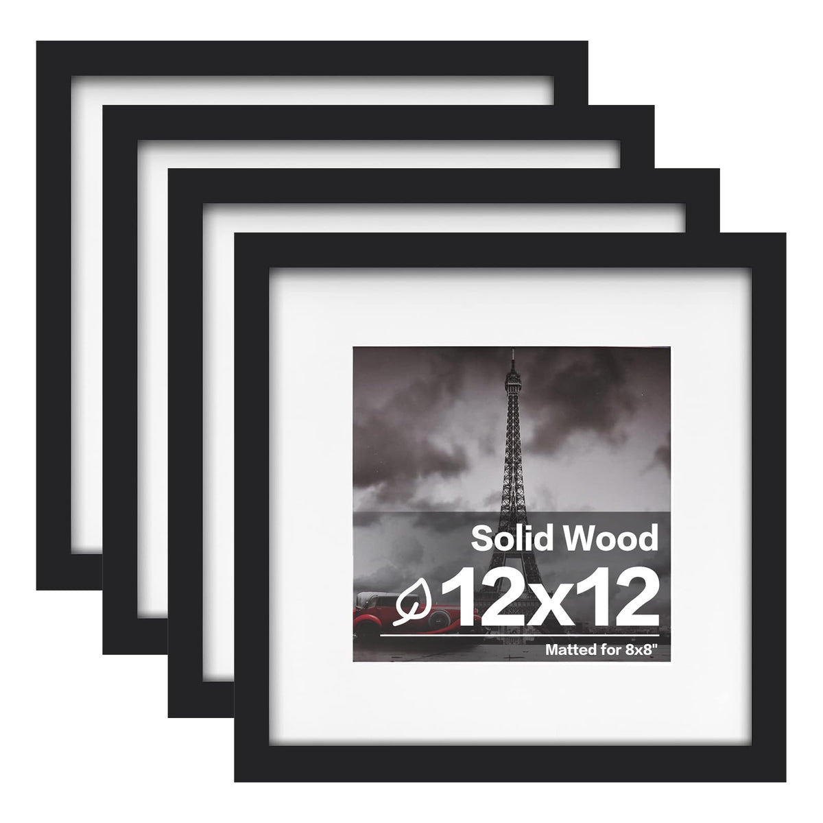 Egofine 12x12 frame on wall ready to display photos.