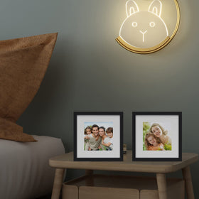 Egofine 12x12 frame without mat for edge-to-edge images.