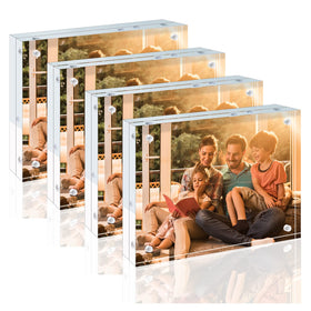 Egofine 5x7 acrylic frame doublesided display to showcase memories from both sides.