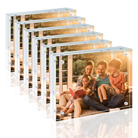 Egofine 5x7 acrylic frame pack with crystal-clear display for desktop photos.