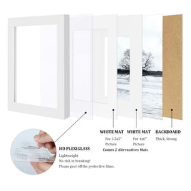 Egofine 5x7 frame without mat for full-bleed photos.