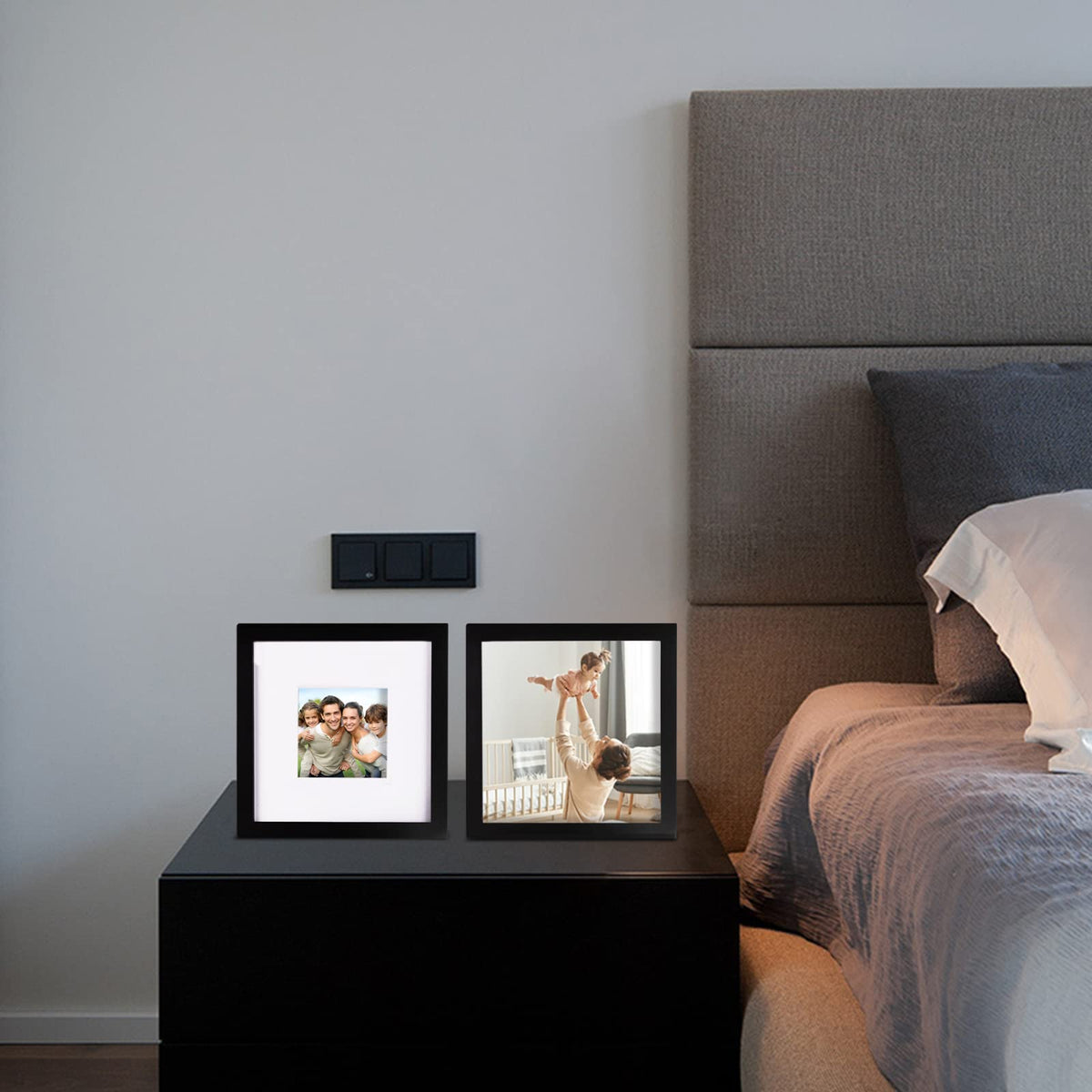 Egofine 8x8 frame packed in a thick box to prevent dirt and damage.