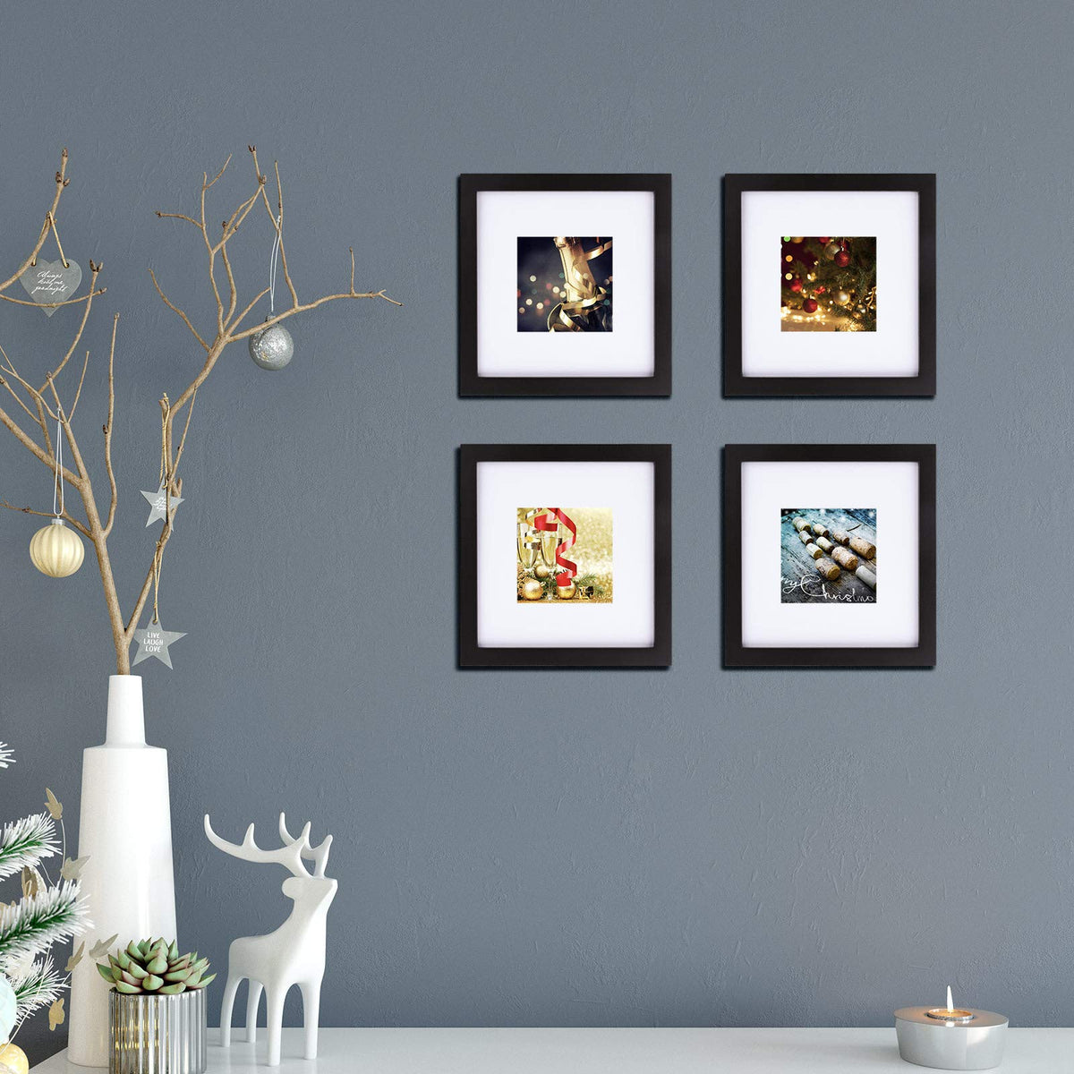 Egofine 8x8 frame displayed in a home or office setting for versatile décor.