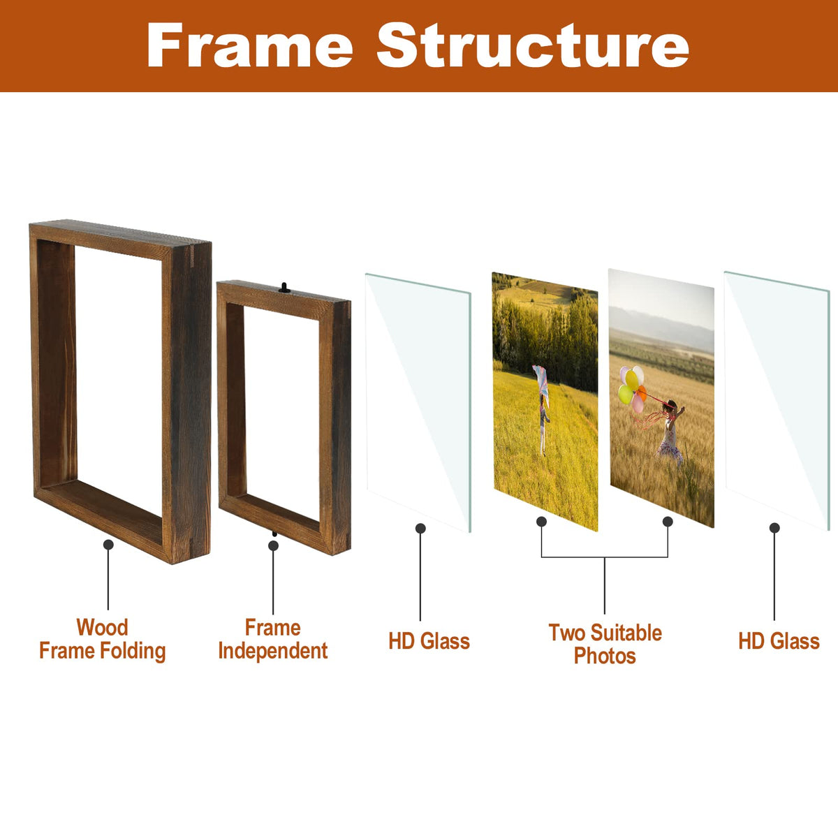 Egofine desk setup showing horizontal and vertical display options
