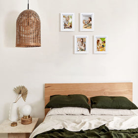 Egofine eco-friendly solid wood frame combines durability and style.