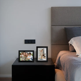 Egofine plexiglass protective film peel reveals crystal clear front panel