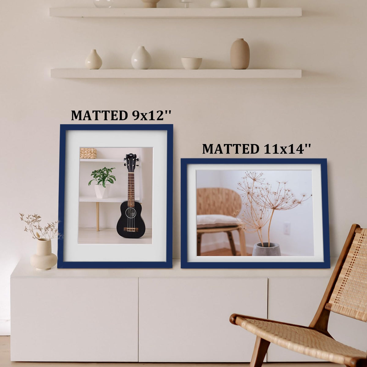 Egofine frame with high-definition plexiglass for clear, dust-free viewing.